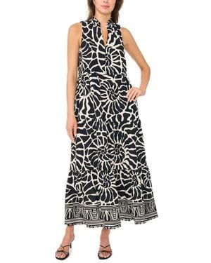 Halogen® Sleeveless Tiered Maxi Dress - Black