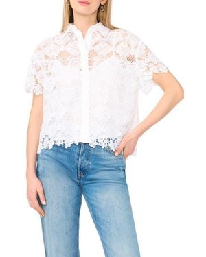 Ted Baker Lace Button-Up Shirt - Blue