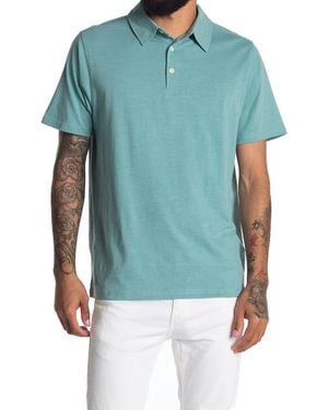 COASTAORO Awave Heathered Polo Shirt - Blue