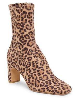 Dolce Vita Roan Block Heel Bootie - Brown