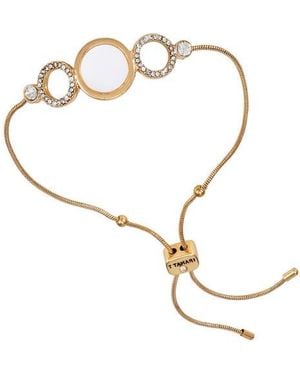 Tahari Crystal Slider Bracelet - Metallic