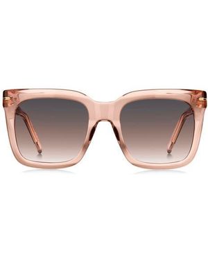 BOSS 54Mm Oversize Square Sunglasses - Pink