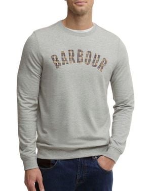 Barbour Berwick Cotton Graphic Sweatshirt - Gray