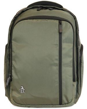 Original Penguin Zip Nylon Backpack - Green