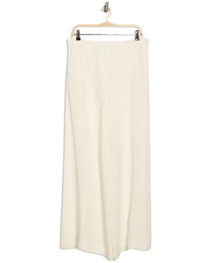 Twp Demie Linen Blend Wide Leg Pants - White