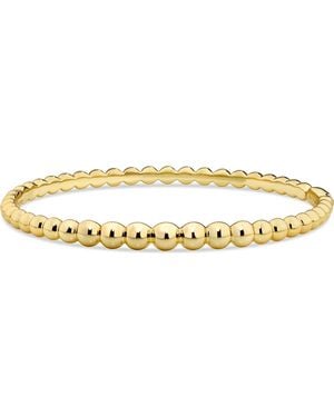 DEVATA Beaded Ball Bangle Bracelet - Metallic