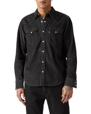 Levi's Classic Western Standard Long Sleeve Button-Up Shirt - Black
