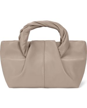 orYANY Small Cozy Leather Tote Bag - Gray