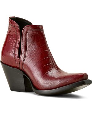 Ariat Dixon X Toe Short Western Boot - Red