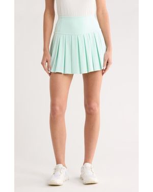 DKNY Court Piqué Pleated Tennis Skort - Green