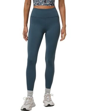 Travis Mathew Moveknit Bonded Pocket Leggings - Blue