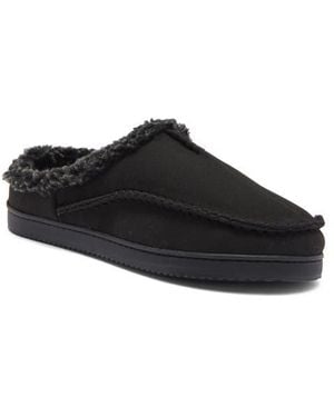 Nordstrom Rack Jack Faux Shearling Lined Clog Slipper - Black