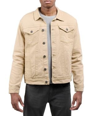 Xray Jeans Saddle Stitch Denim Jacket - Natural
