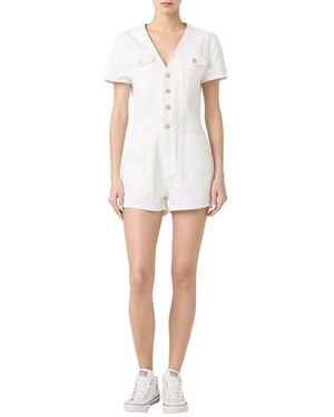 Blank NYC Denim Romper - White