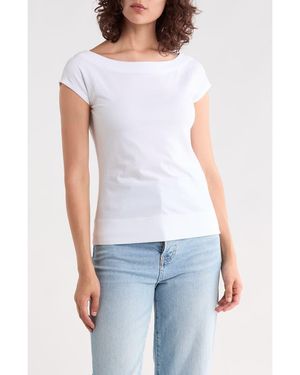 Abound Cap Sleeve Top - Blue