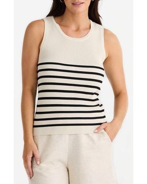 Brave+True Amba Stripe Rib Tank - Multicolor