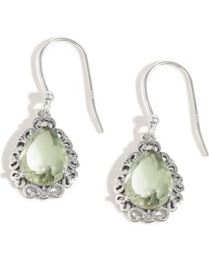 YS GEMS Parsiolite Drop Earrings - Metallic