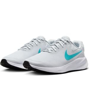 Nike Revolution 7 Wide-Width Running Shoes - Blue