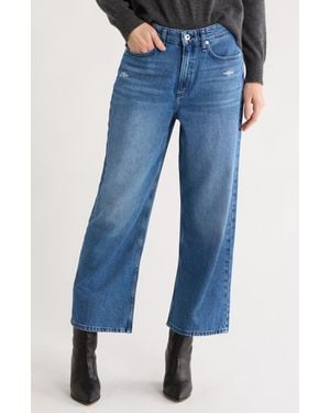 Rag & Bone Lori High Waist Stretch Crop Jeans - Blue