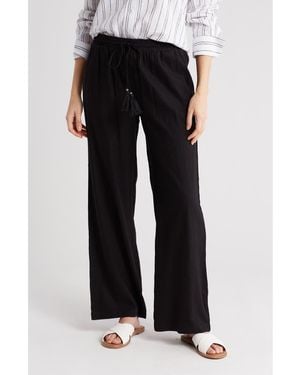 Ellen Tracy Wide-Leg Pants - Black