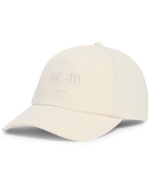 AllSaints Burman Logo Baseball Cap - White