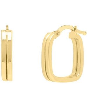 KARAT RUSH 14K Double Hoop Earrings - Metallic