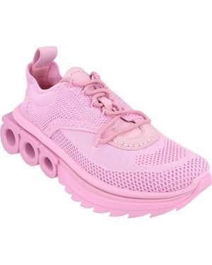 Ferragamo Nima Knit Sneaker - Pink