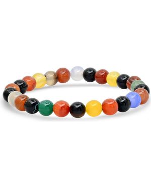 Steeltime Stretch Agate Bracelet - Multicolor
