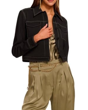 Ramy Brook Marrie Topstitch Jacket - Black