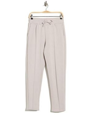 NYDJ Scuba Fleece Tapered Sweatpants - Natural