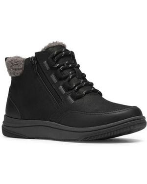 Clarks Breeze Moss Cold Weather Bootie - Black