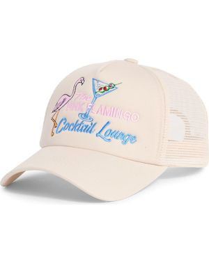 Worn/West The Flamingo Trucker Hat - Blue