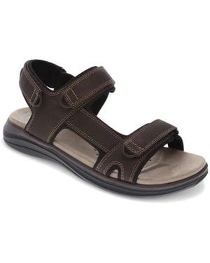 Dockers Bradburn Double Strap Comfort Sandal - Black