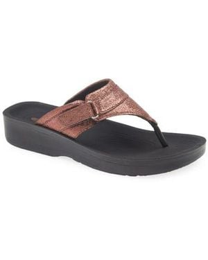 AEROTHOTIC Glynis Flip Flop Sandal - Brown