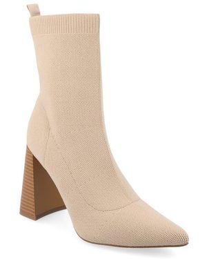 Journee Collection Noralinn Bootie - Natural