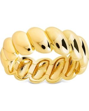 Sterling Forever Milena Twisted Bubble Band Ring - Metallic