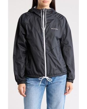 Columbia May Valley Ii Lined Windbreaker Jacket - Black
