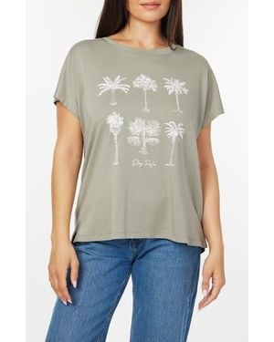 C&C California Camille Everyday Graphic T-Shirt - Brown