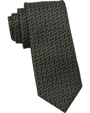 KARL LAGERFELD Textured Neat Tie - Green
