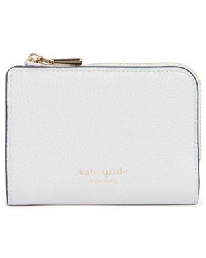 Kate Spade Ava Colorblock Pebbled Leather Zip Bifold Wallet - Multicolor