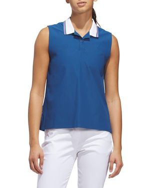 adidas Performance Sleeveless Polo - Blue