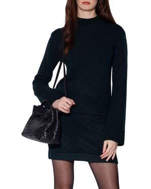 Walter Baker Amara Mock Neck Sweater - Blue