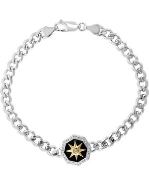 Effy Sapphire Pavé & Onyx Bracelet - White