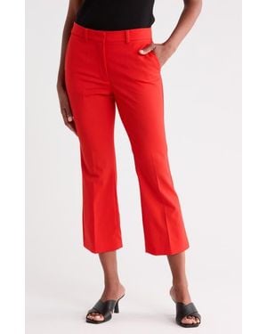Longchamp Straight Leg Pants - Red