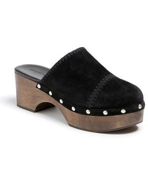 Cinq À Sept Saige Embroidered Clog - Black
