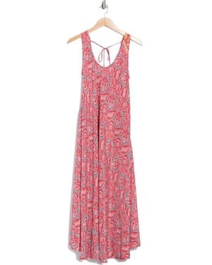 La Fiorentina Flowy Tank Dress - Pink