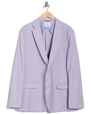Con.struct Solid Lino Sport Coat - Purple