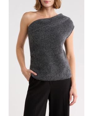 A.L.C. Sue One-Shoulder Top - Black