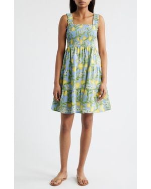 Beach Lunch Lounge Alice Tiered Sundress - Green