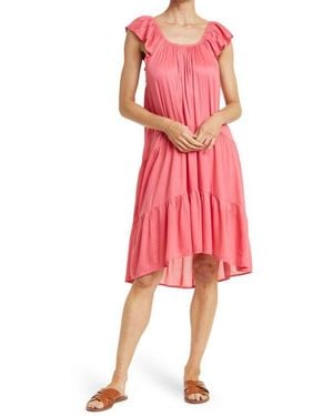 Boho Me Tiered Off-The-Shoulder Dress